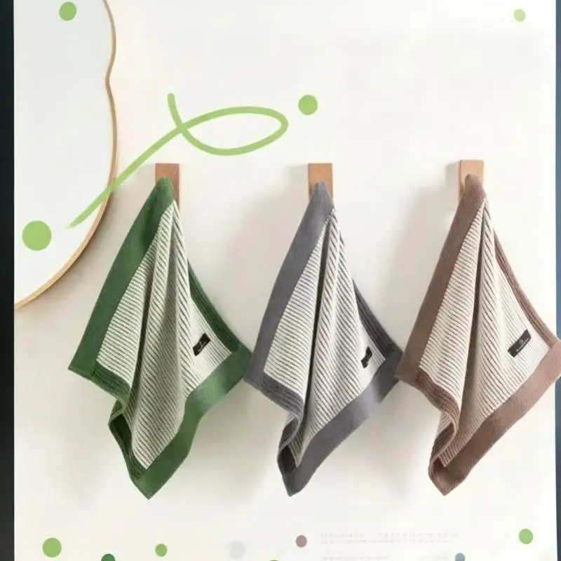 Handkerchief Small Quick Drying Towel Odor Free Non Shedding High Water Absorption For Face And Hand Wiping