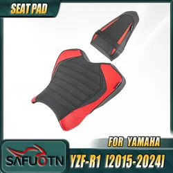 For YZF-R1M YZF-R1 Front Driver Seat For Yamaha YZF R1 R1M 2015-2023 Motorcycle Rear Passenger Pillion Cushion Cover