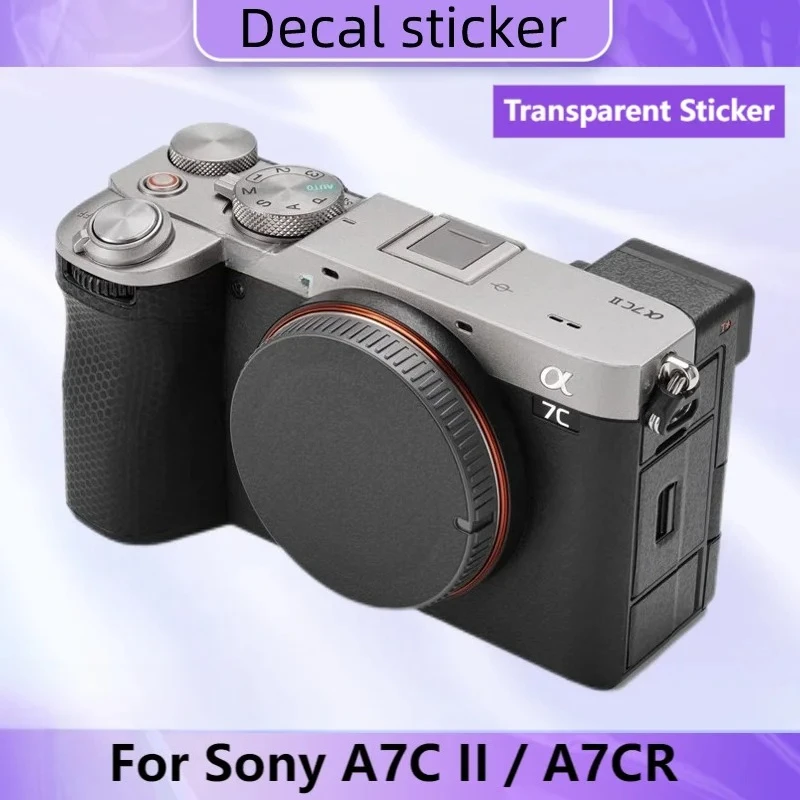 For A7CII A7CR Camera Transparent Sticker A7C2 Clear Camera Skin For Sony A7C II A7CR Wrap Cover A7CM2 Sticker