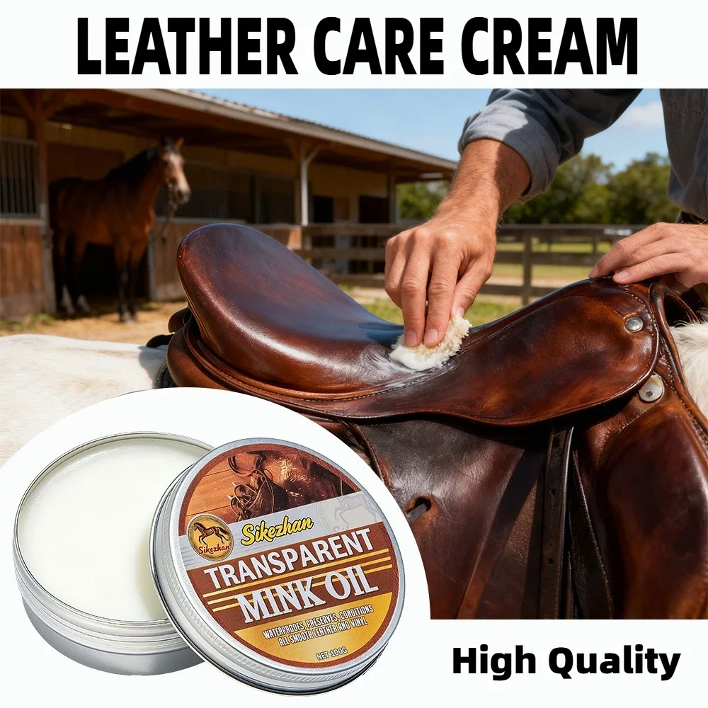 

High Quality Saddle Conditioner – Leather Care Cream for Saddles, Boots and Equestrian Gear, Waterproof & Nourish Anti‑Cracking