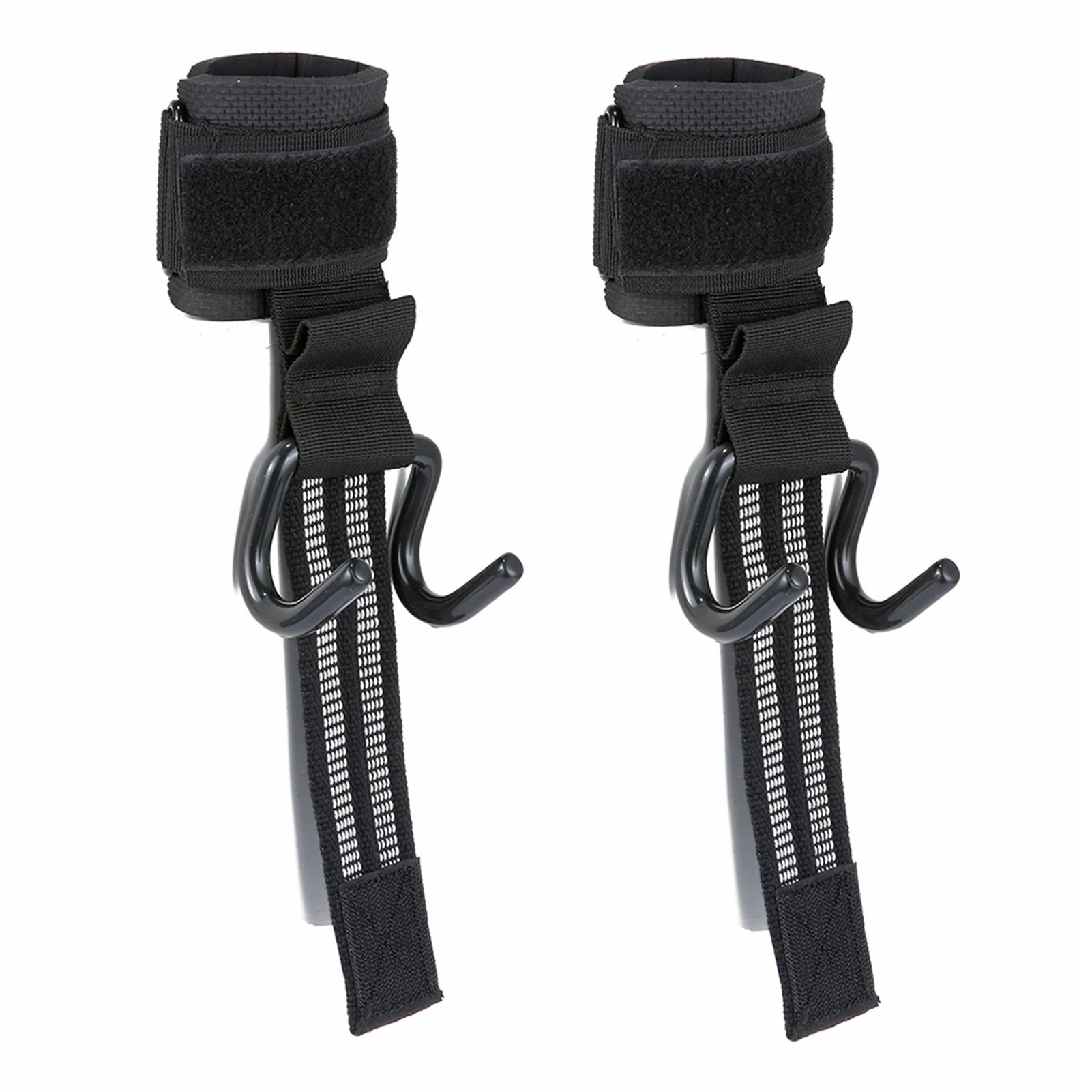 Weight Lifting Hooks Straps Pull-ups Power Lifting Grips Fitness Workout Hooks Straps Powerlifting Pull-Up Support For Fitness