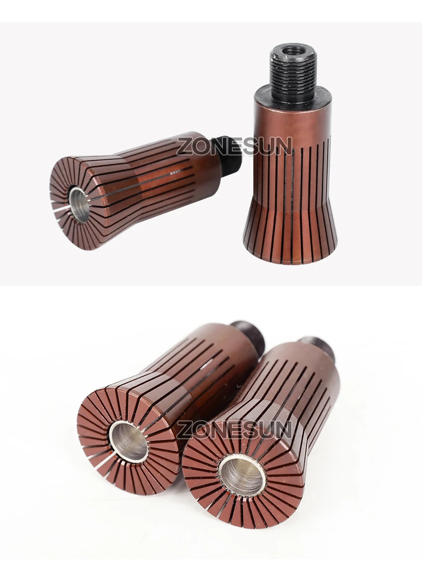 ZONESUN Capping Head for New Perfume Cap Crimping Machine Capper, Metal Cap Press Machine Capping Machine
