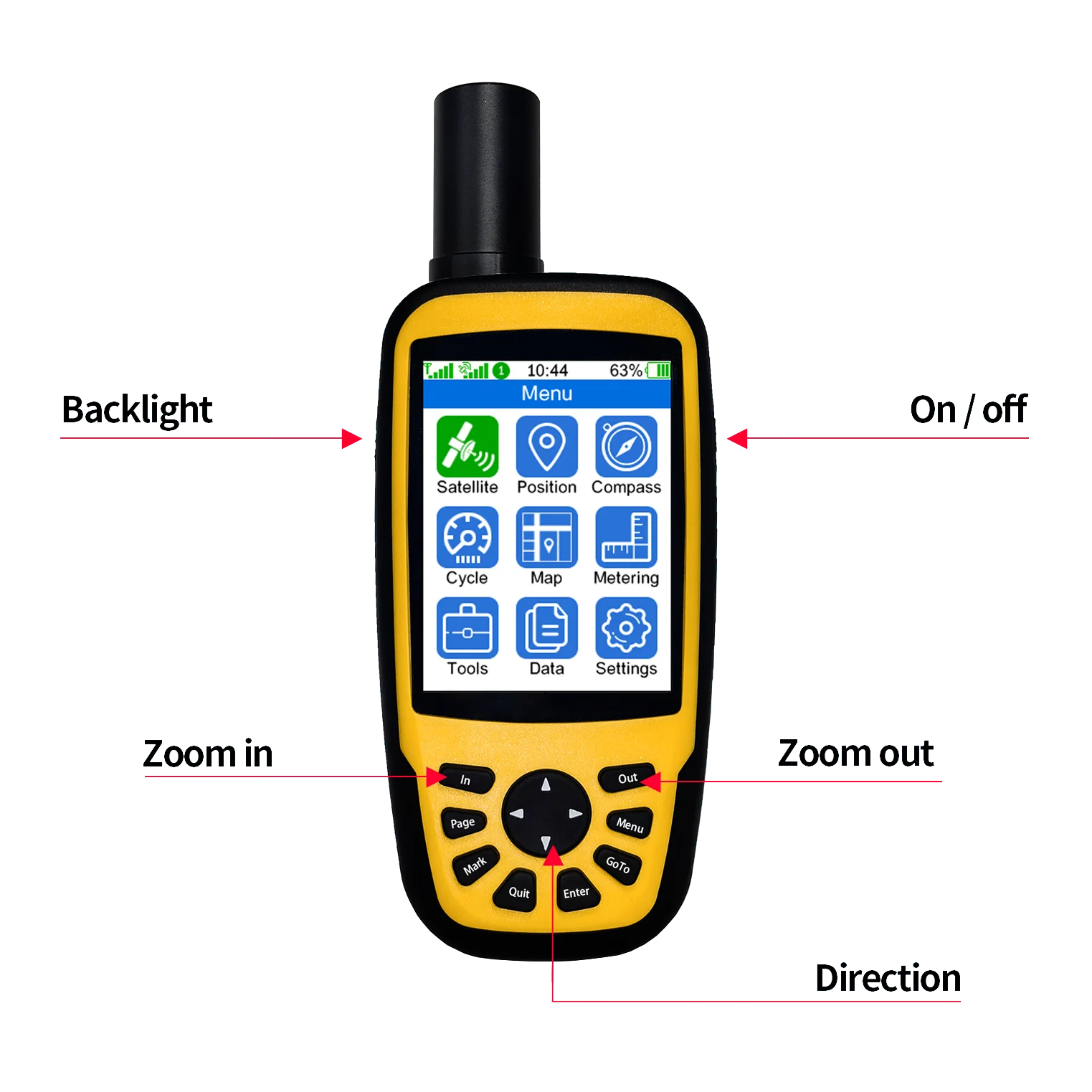 Gnss Rtk Base and Rover Used Gnss Reference Station Gps Topographic Handheld Gnss Receiver
