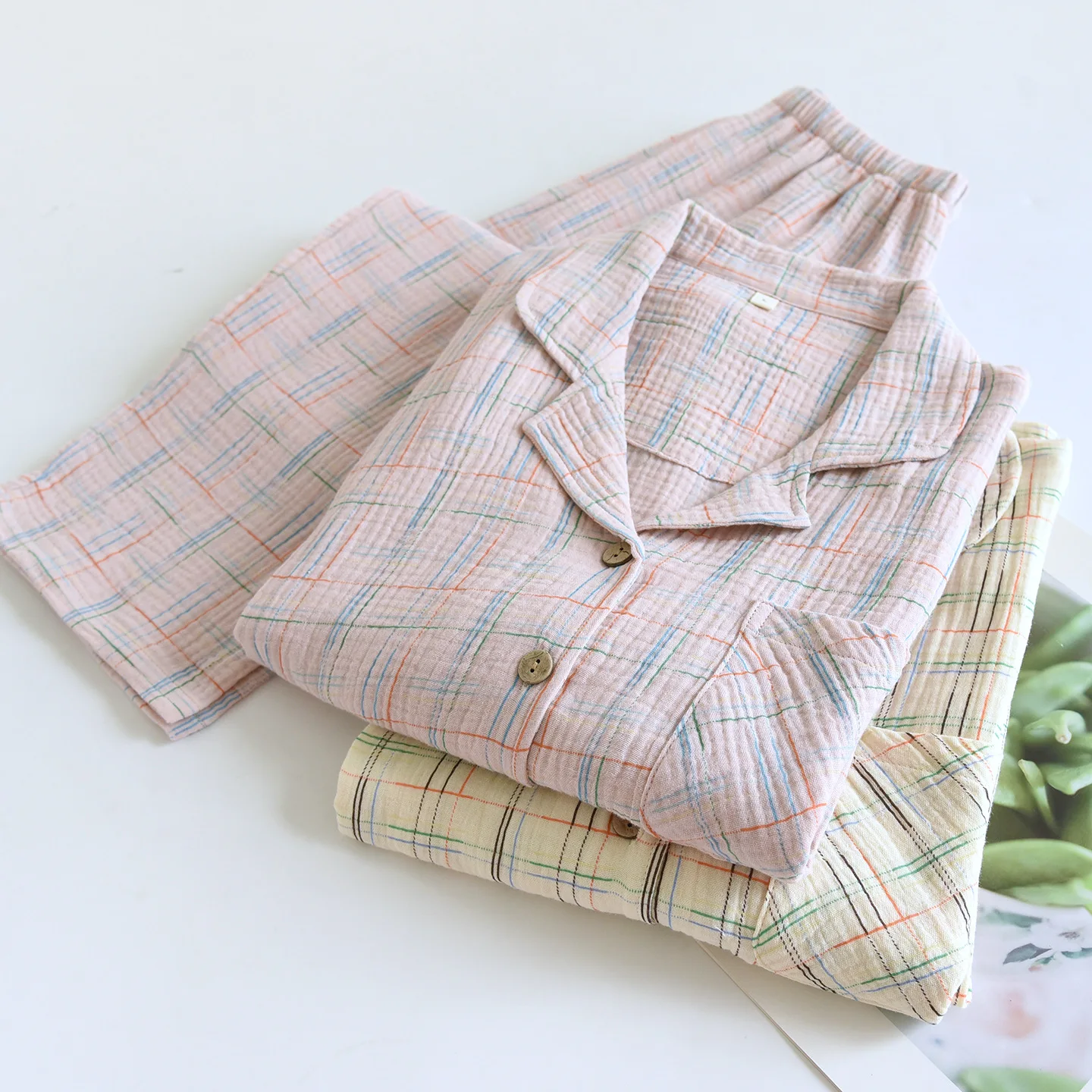 

Пижамы для пар, одежда для сна, осенняя одежда для сна с длинными рукавами, хлопковые пижамы, комплект из 2 предметов, женская пижама для сна, пижама