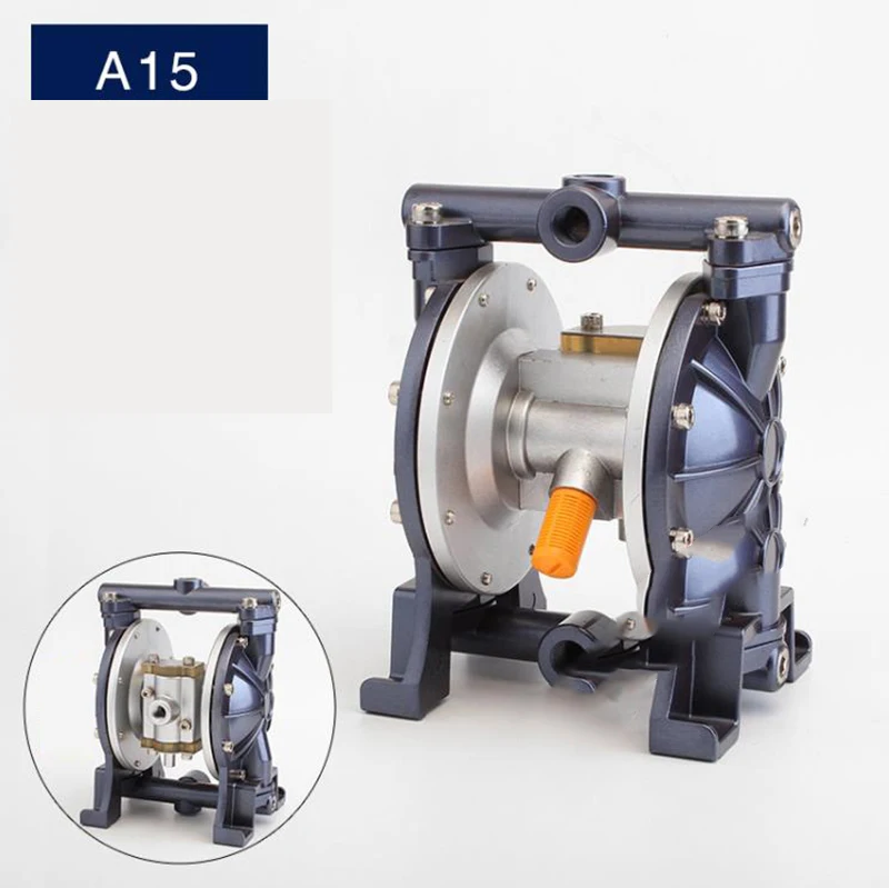 Aluminum Alloy Air Operated Diaphragm Pump Pneumatic Paint Suction Pump A15 A15B A20 A26 Pump