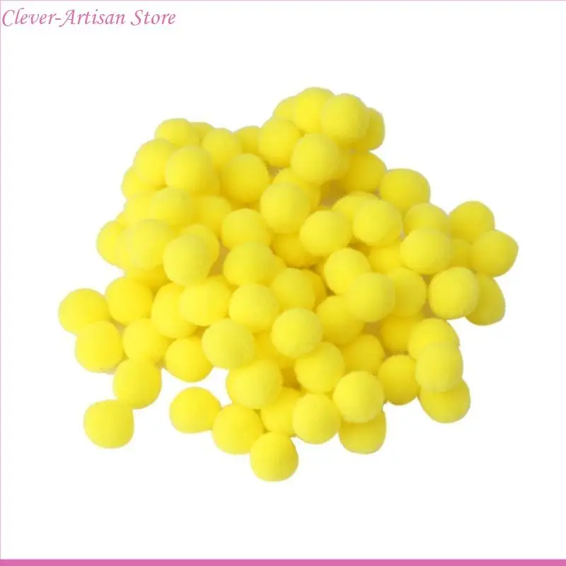 E06B 100pcs Multi Pom Poms Poms круглые шарики