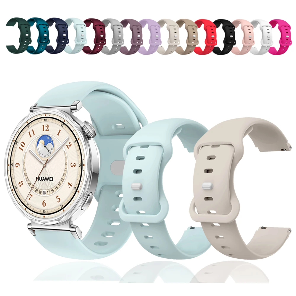 18mm Universal Strap for Huawei Watch GT5 Pro GT5 GT4 Replacement Band for Huawei Watch GT5/4 GT5 Pro 42mm 41mm Starlight Strap