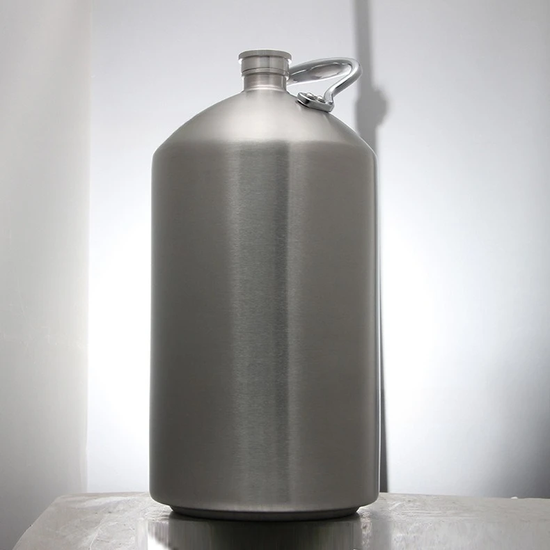 

Craft wine jug delivery transit barrel Outdoor portable Baijiu jug 304 stainless steel beer barrel Home brewed two hair wine