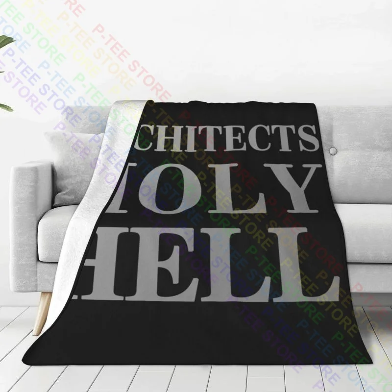 Authentic Architects Holy Hell Blanket Luxury On Couch Microfiber Bedding Travel For Sofa Bedroom