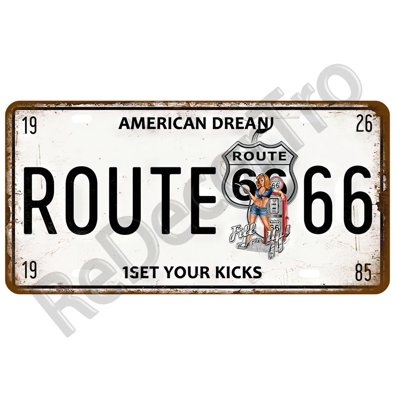 Autosummer, Weißblech, Schild, Blechschild, Bar, Club, Wandkunst, Garage, Heimdekoration, Route 66, Vintage-Metallschild, Poster, Moto, Gas – Detail 27