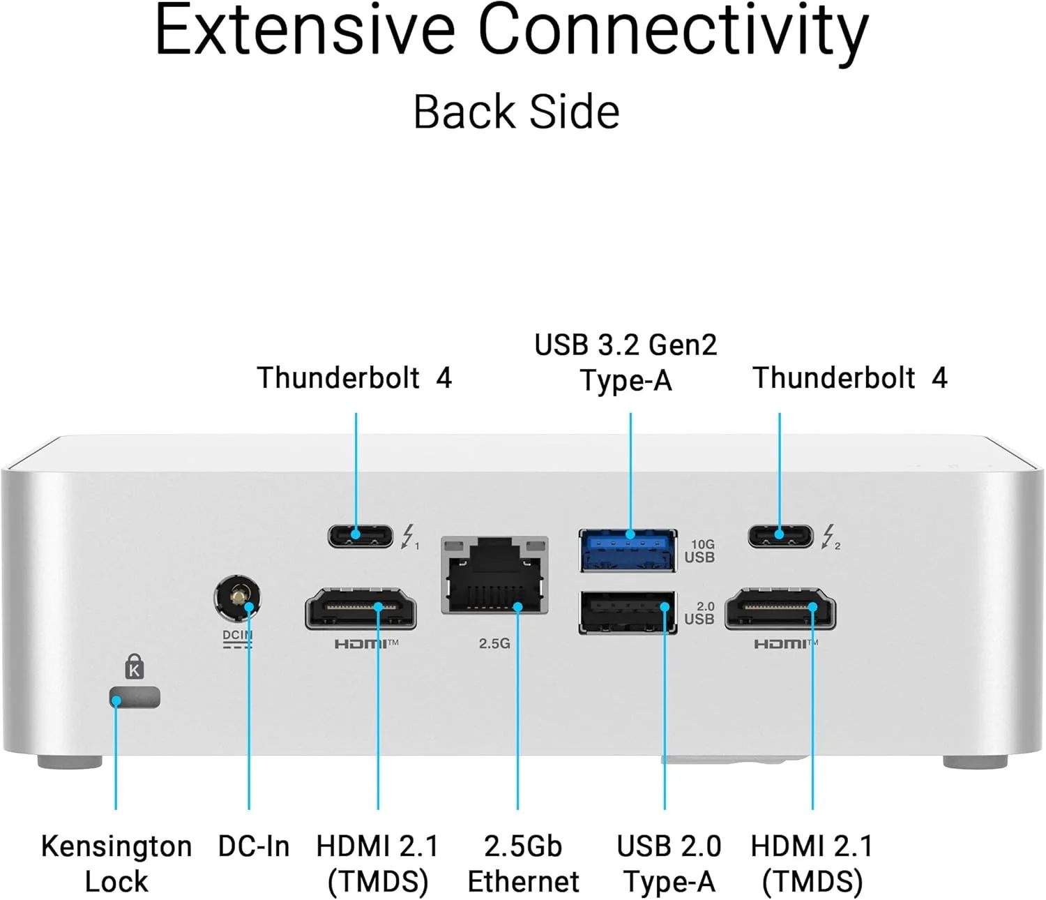 ASUS NUC15CRSU9 Mini PC  Core Ultra 9, 32GB DDR5 5600MHz RAM, 2TB SSD, AI-Powered Performance, Compact Pro Workstation & Gaming