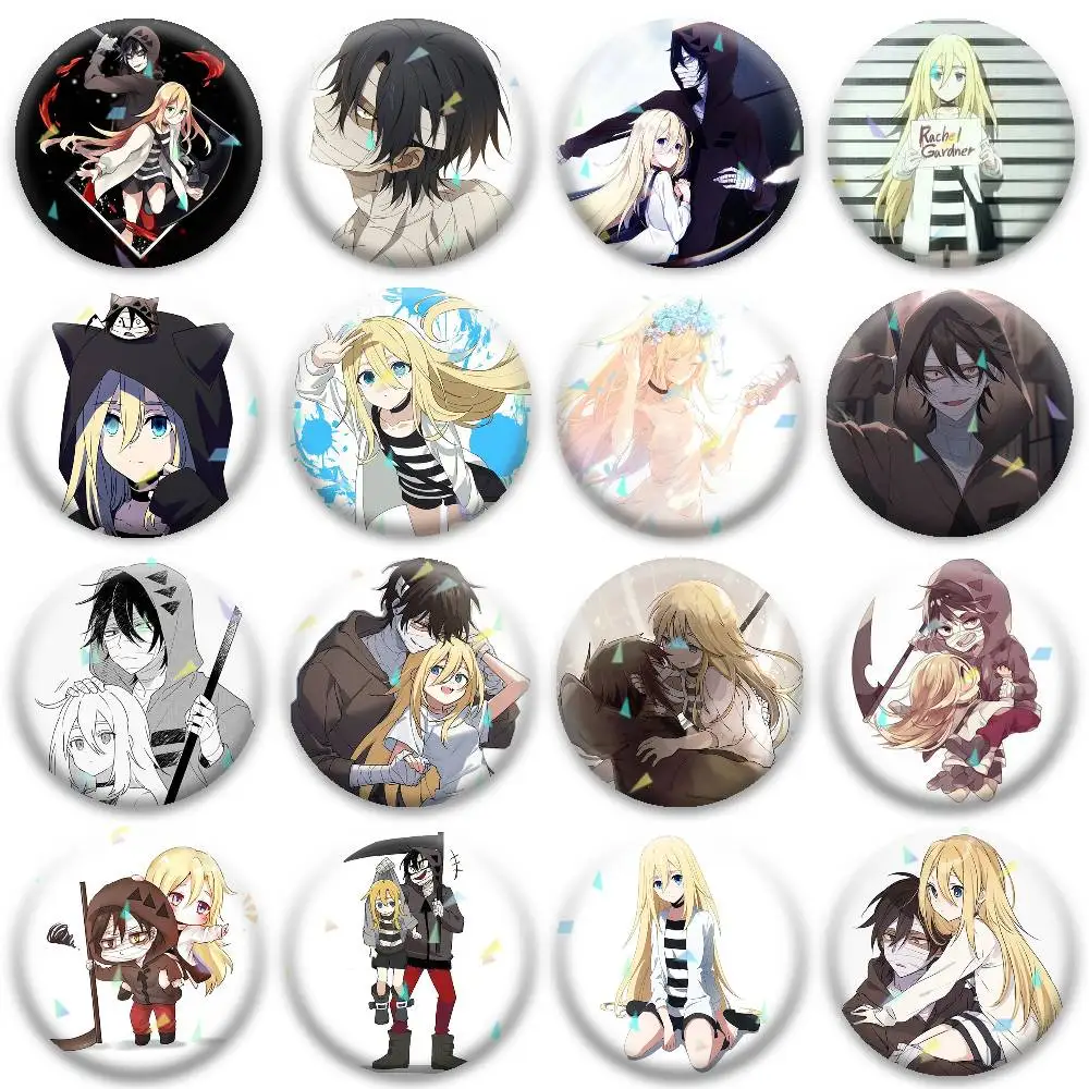 

A-Angels of Death Badges Niche Design Brooch for Backpack Lapel Pins Creative Accessories