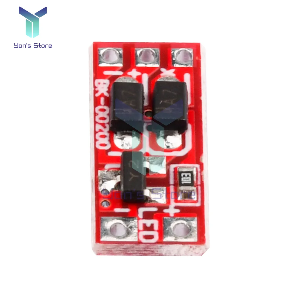 5PCS DC12V 1A Ultra Small Mini Light LED Brake Flash Control Movement IC Car Triggered Powered On For A Long Time Flash Module