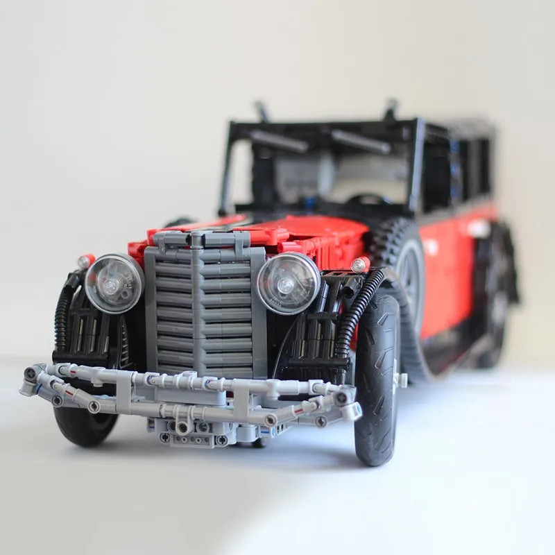 Nueva tecnología coches clásicos 770 Control remoto potencia Super coche de carreras modelo bloques de construcción juguetes niños regalos de cumpleaños