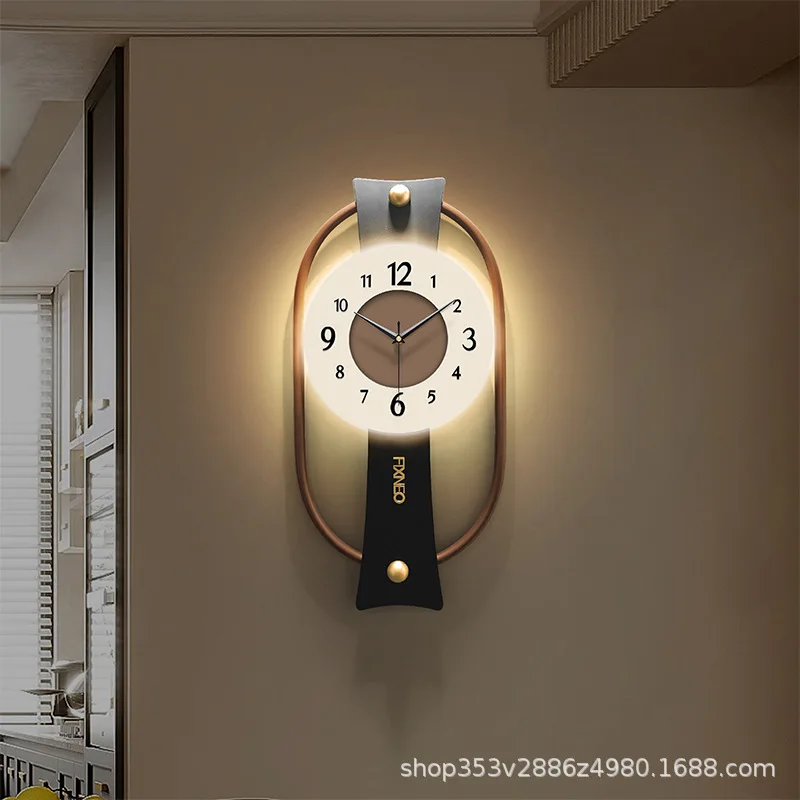 

Zml clock wall clock living room home decor wall mounted modern minimalist creative art fashion quartz clock
