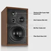 280W * 2 8/10 인치 고출력 책장 스피커 4 방향 8Ohm 목재 서라운드 스피커 Hifi 발열 홈 시어터 TV 용 패시브 사운드 박스 3