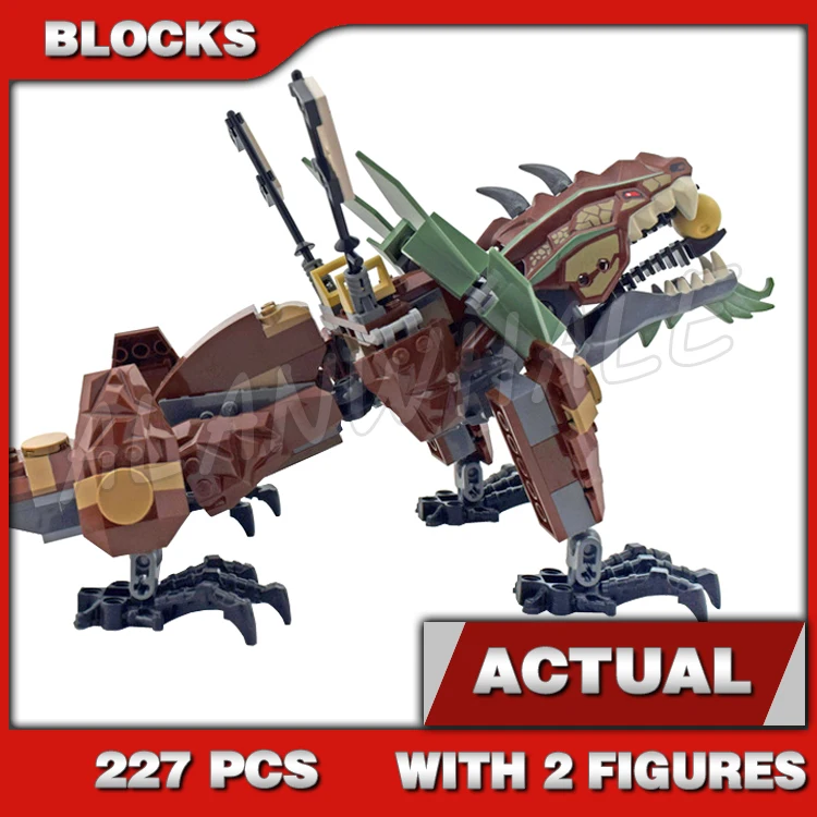 

227pcs Shinobi 2011 Season Earth Dragon Defense Smashing Tail Armored Wings 2509 Building Blocks Toys Compatible With Model