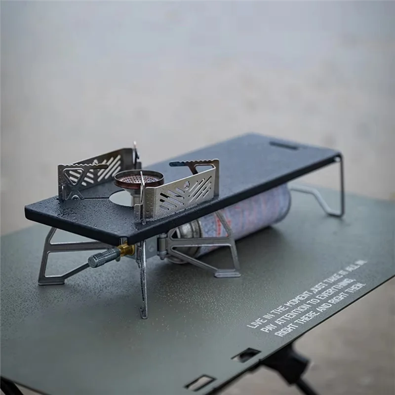 

A48F-Portable Camping Set,Outdoor Kitchen Table, Gas Stove Burner Rack - Camping Accessories For Outdoor Enthusiasts