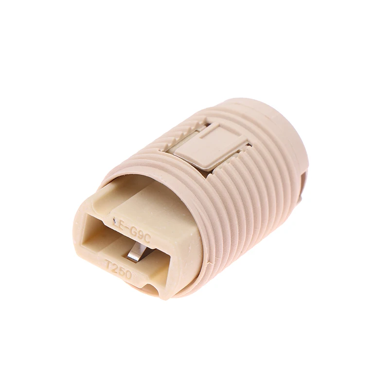 

10Pcs/Set G9 Complete Set Lamp Bases With M10 Plastic Bracket Lighting G9 Lamp Socket With Plastic Shell