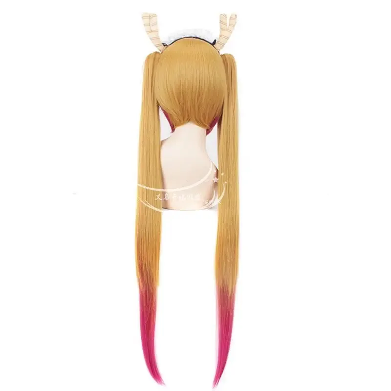 Kostium Cosplay Anime Toru Sukienka Smoczej Pokojówki Miss Kobayashi z Peruką i Ogonem Akcesoria Karnawałowe Halloween