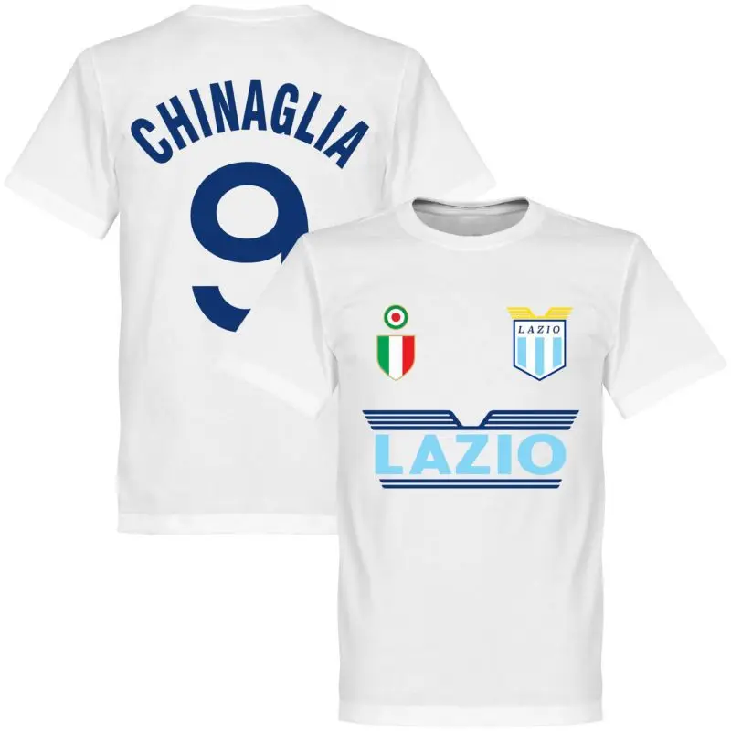 2024 Latest Popular Lazio Retro Commemorative Edition Fan Side Same Shirt Short Sleeve Sports Football Men's T-shirt Comfortable