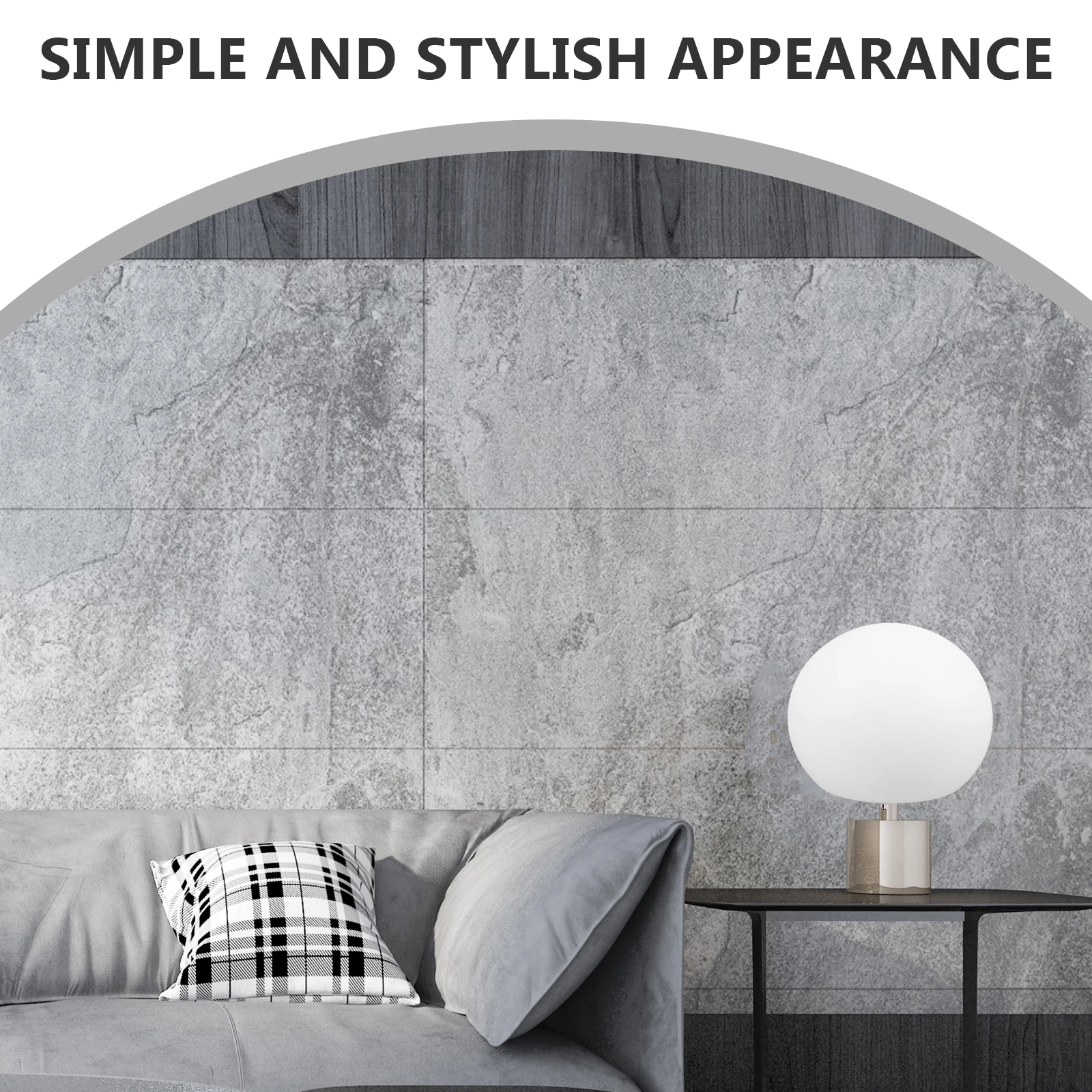 

25Cm White Plastic Globe Lamp Shade Outdoor Durable Pe Light Cover Replacement For Floor Ceiling Pendant Fixtures Lampshades