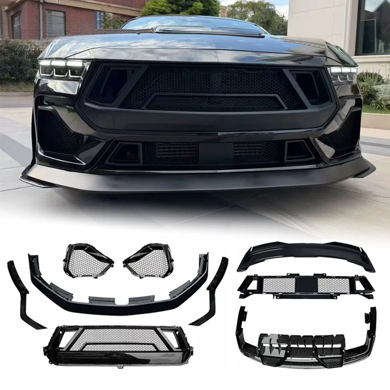 High Quality HG Style PP Material Facelift Body Kit Fit for 2024 Grille Front Lip Exterior Tuning Parts