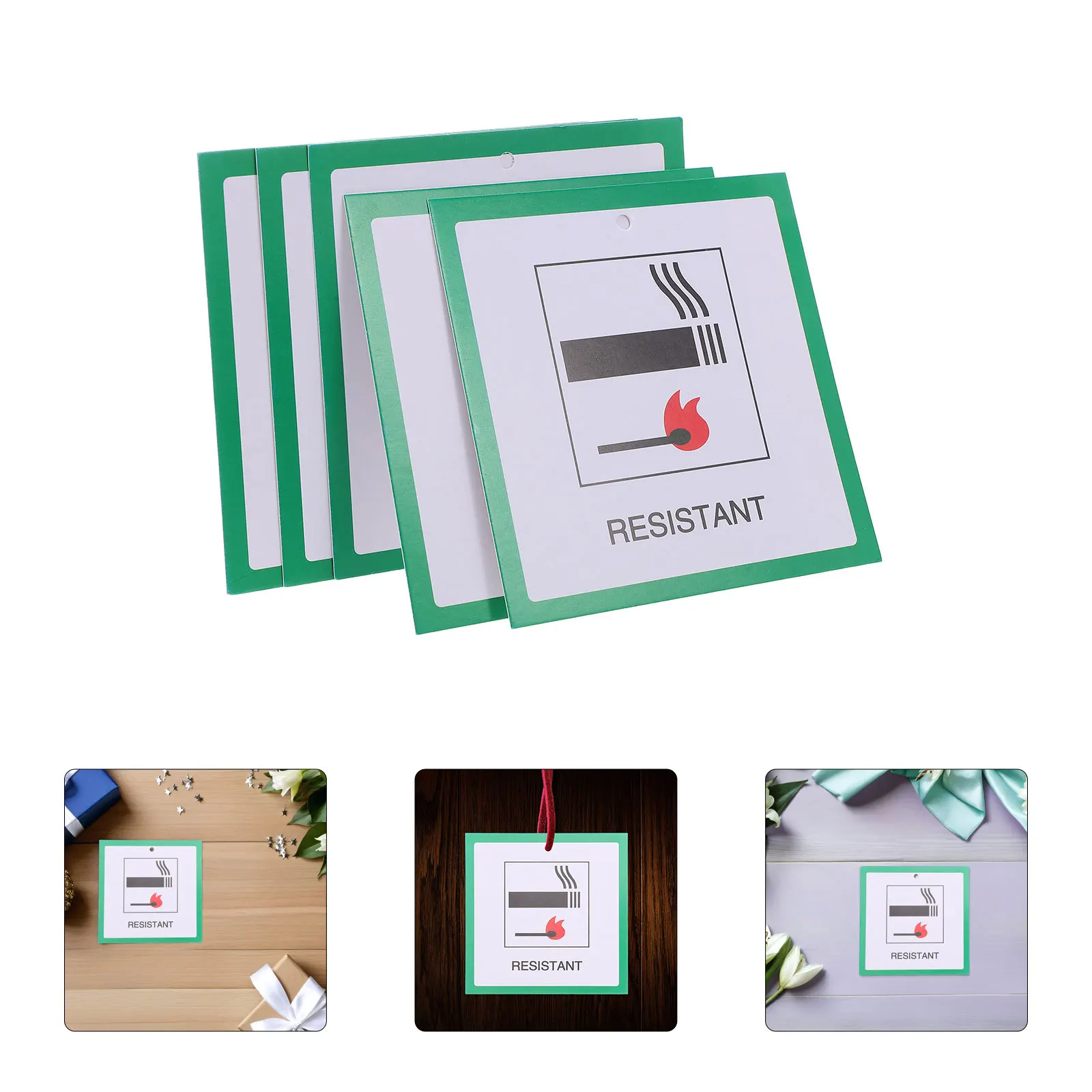 30Pcs Fire Safety Notice for Furniture Self Stick Flame Resistant Labels Industrial Grade Warning Decals for Equipment Fire