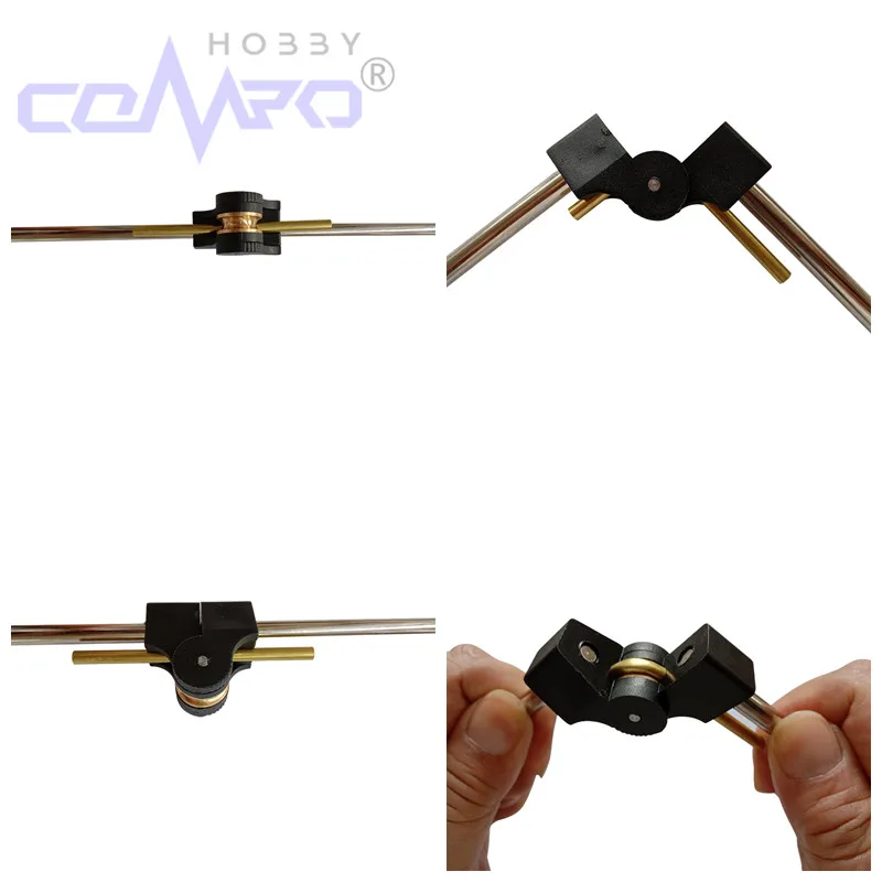 1Pc Copper Tube Bender Pipe Hand Bending Apparatus Combination Machine 3.2/4.0/4.7mm Hand Tools for RC Aircraft Fixed Wing Plane