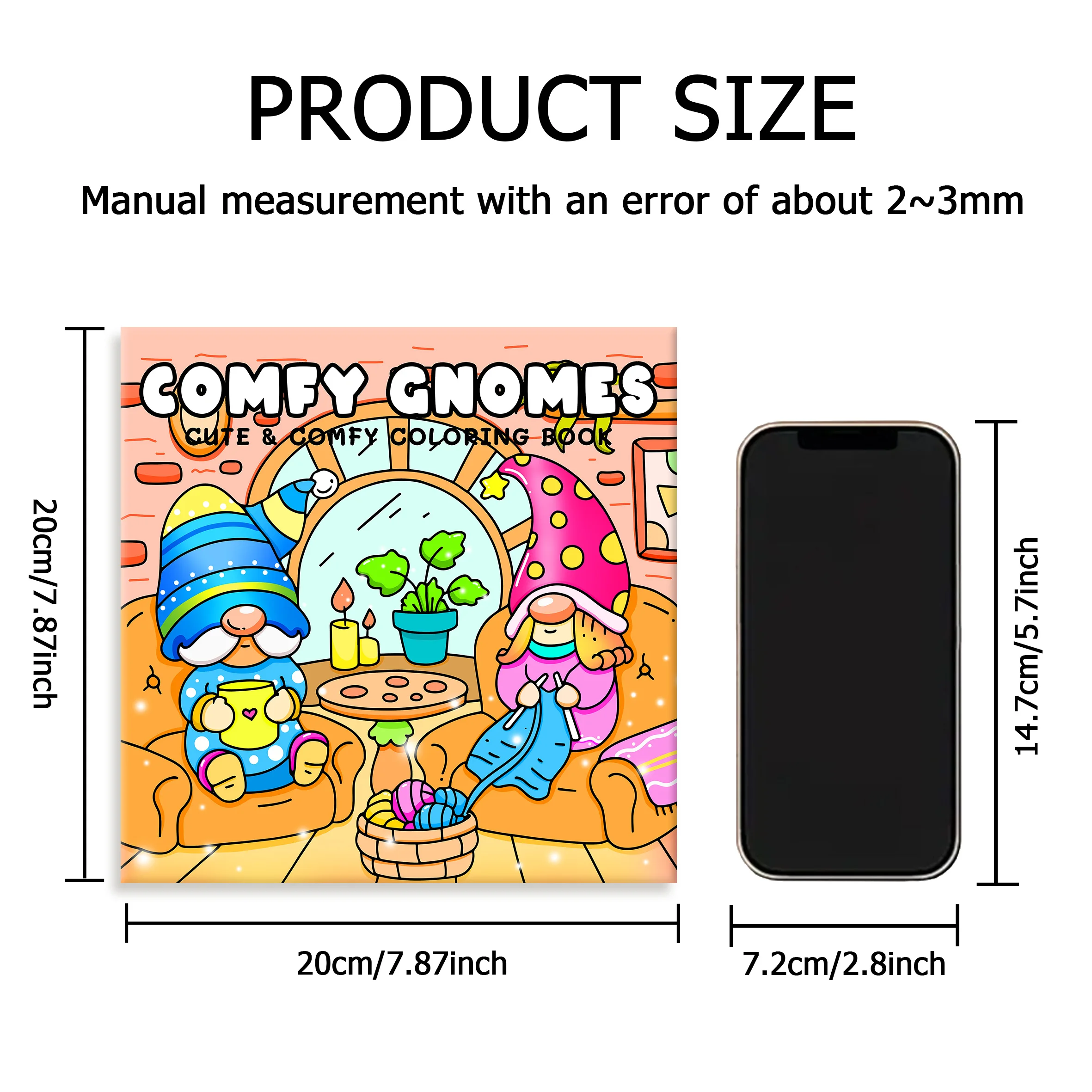 COMFY GNOMES: Coloring Book for Adults Featuring Cute Cozy Daily Activities for Relaxation (Cozy Spaces Coloring) image 3