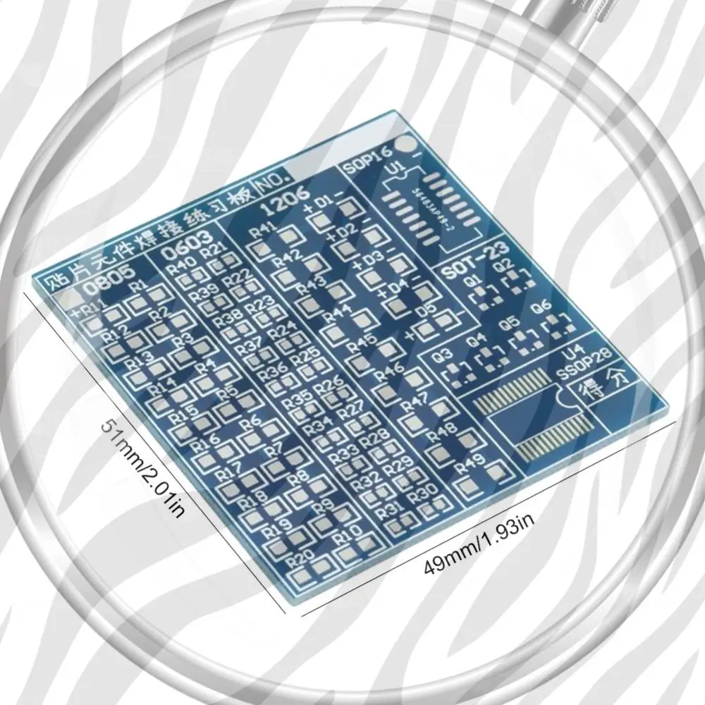 

SMT SMD Component Welding Practice Board Soldering DIY Kits Fanny Skill Training Welding Practice Soldering DIY Kits