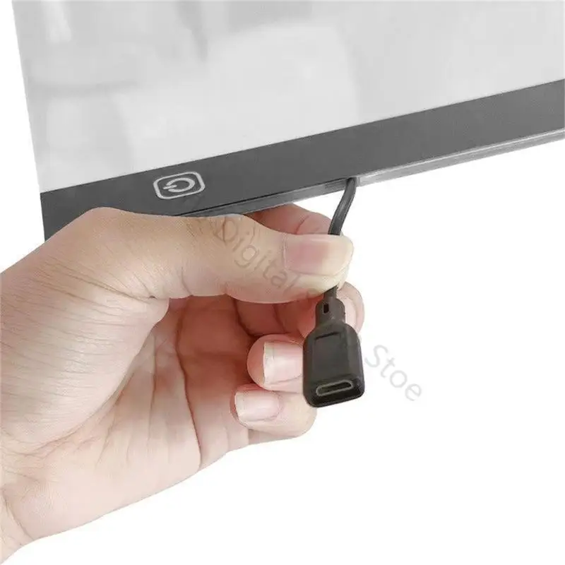 96BA Tracing Light Pad for Drawing and Sketch Transfer, Stepless Dimming Copy Board with Side Touch Control, Panel
