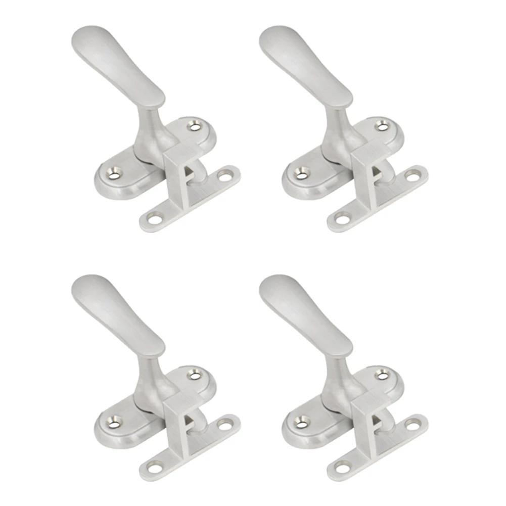 For Rotating Lever Latch Lock for Barn Doors Smooth Operation Double Mechanical Snap Flush Mount Stainless Steel
