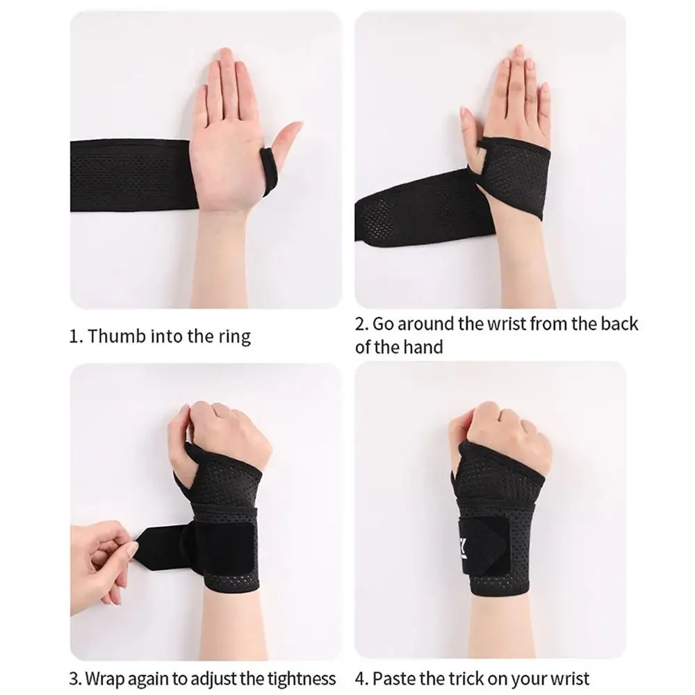 New Breathable Wrist Support Unisex Pressurized Wrist Protectors Thin And Light Sports Fitness Tendon Sheaths
