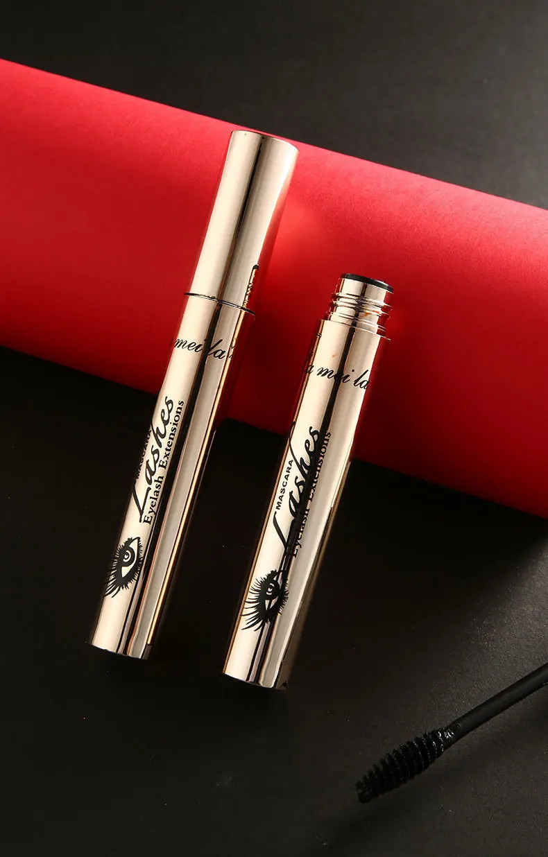 LAMEILA Gold and Silver Tube two-color slim Thick Curl Waterproof long-lasting non-smudge styling mascara