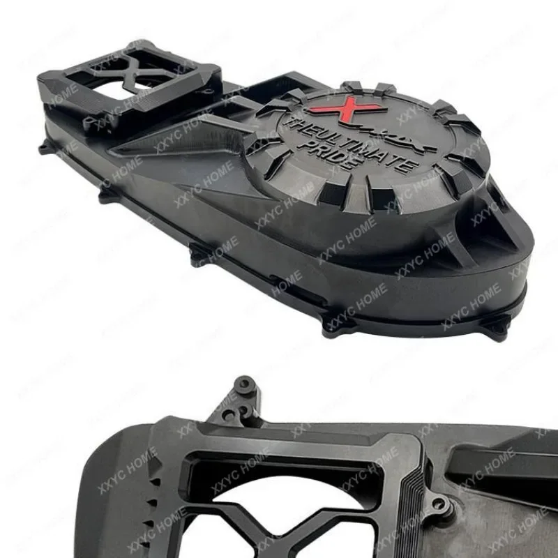 ใช้ได้กับ Yamaha XMAX300 ดัดแปลงและอัพเกรด CNC อลูมิเนียมอัลลอยด์ฝาครอบกรองอากาศ, ฝาครอบเกียร์, ฝาครอบโซ่