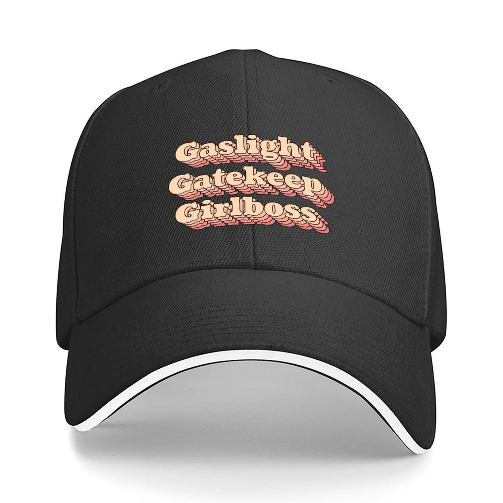 

Gaslight Gatekeep Girlboss Baseball Cap New In The Hat party Hat Gentleman Hat hats for men Mens Women's