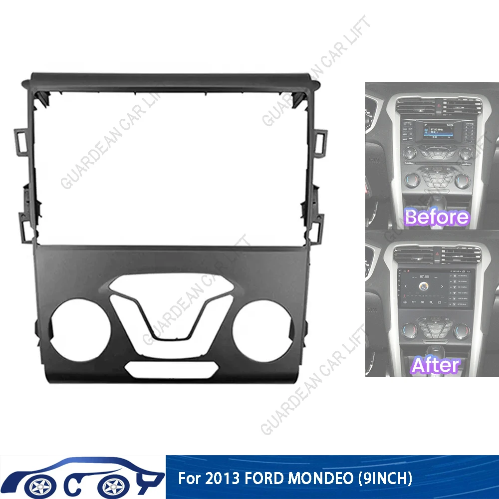 

For Ford Mondeo Fusion 2013-2018(9INCH)Car Radio Fascias Android GPS MP5 Stereo Player 2 Din Head Unit Panel Dash Frame Installa