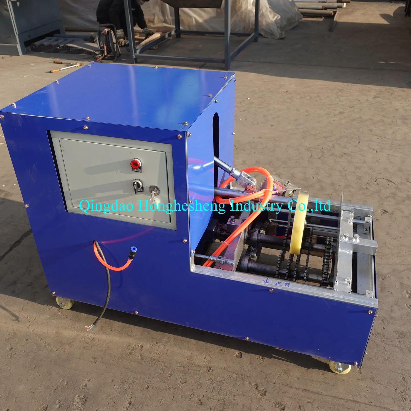 Double sidewall tire ring cutter waste car scrap used tyre circle recycling machine both sides old tire block cutting machine