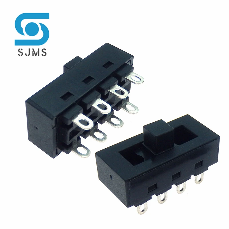 2PCS 12A 250V 3 Position 8 Pin Toggle Slide DIP Switch LQ-103H Hair Dryer Hot Cold Wind for JJ-15 Philips Flyco FH6218/20/21/31