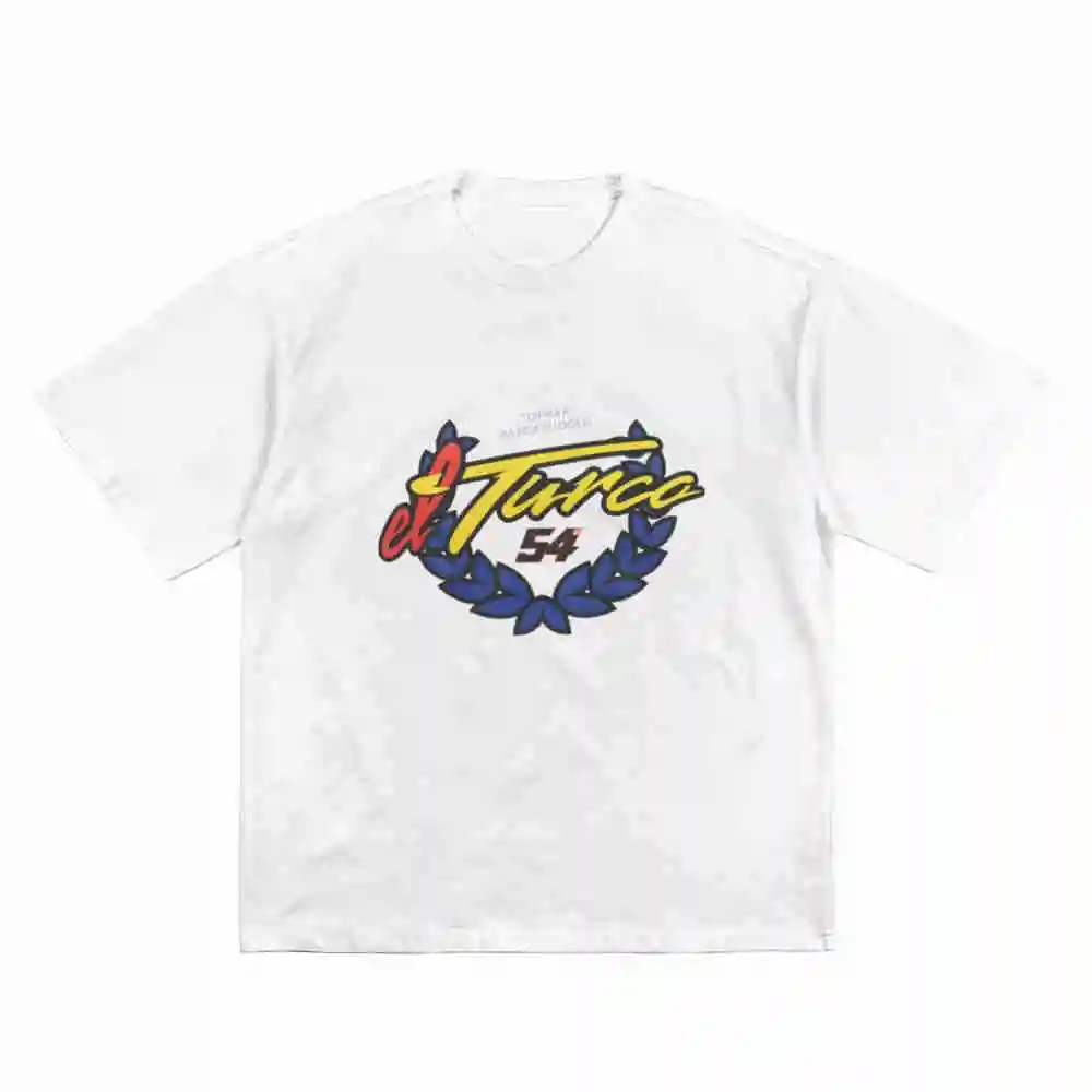 Toprak Razgatlioglu White El Turco Short Sleeve Tee 100% Cotton T-Shirt