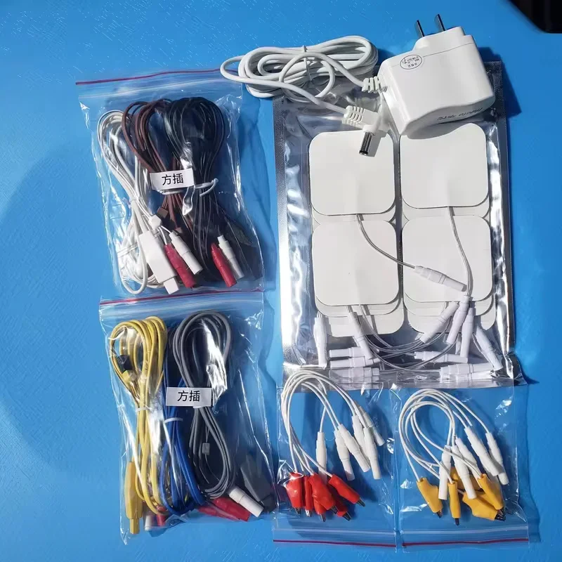 6-Channel Output Microcurrent Pulse Massager Electroacupuncture Therapy Unit Muscle Stimulator TENS Relieves Muscle Pain