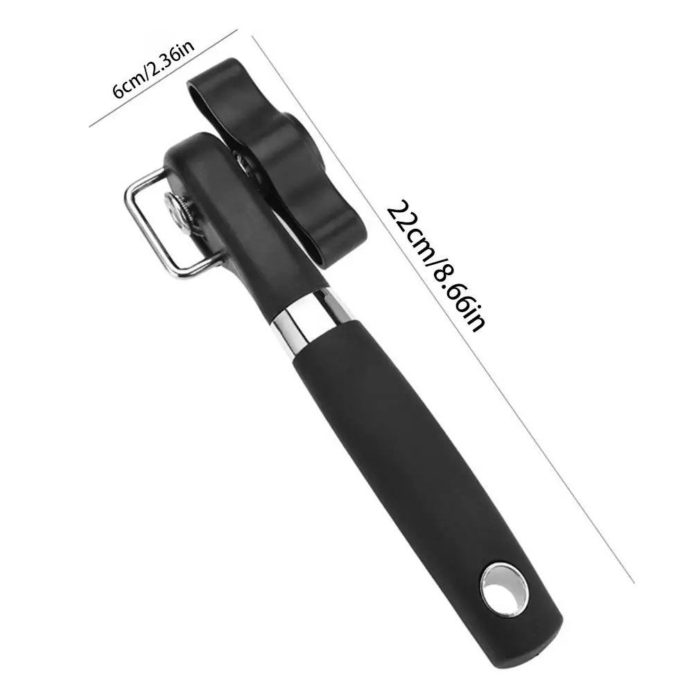 Safe Cut Can Opener Smooth Edge Can Opener Handheld Food Grade Stainless Steel Cutting Manual Can Opener For Kitchen Restaurant view 6