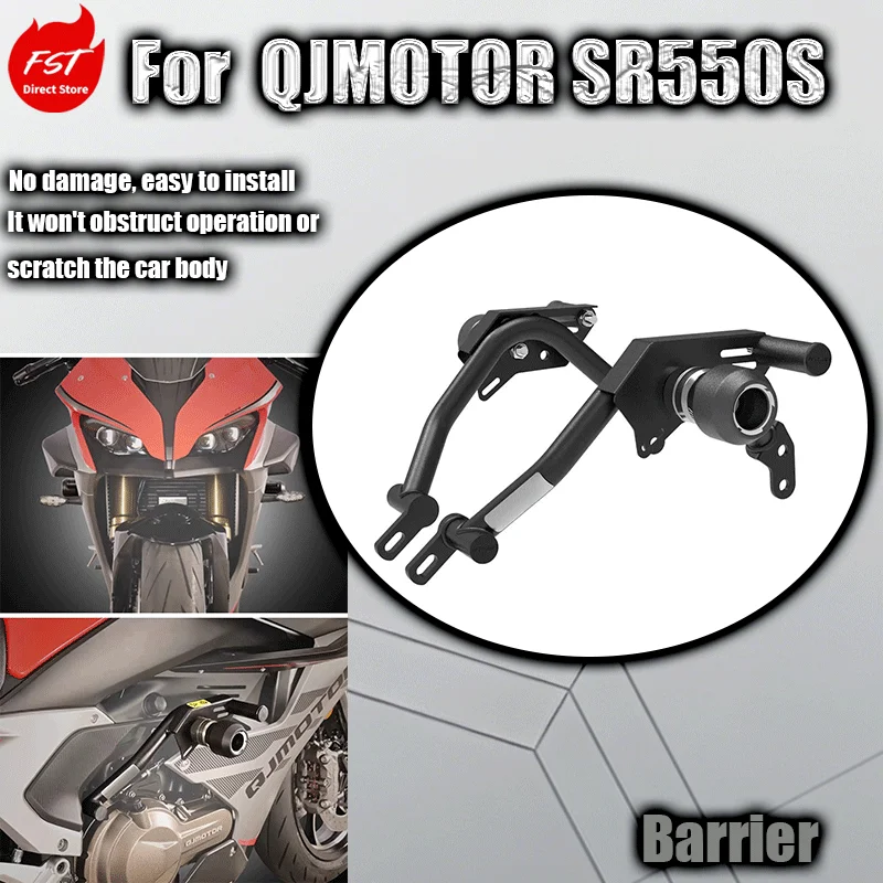 Fits QJMOTOR SRK 550S 421 Racing Crash Bar Anti-Fall Sliders