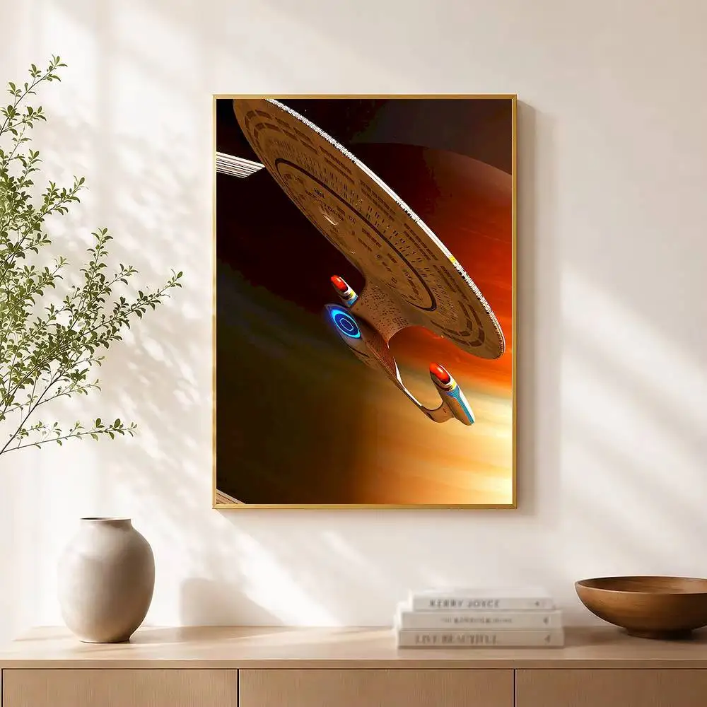 TV S-Star T-Trek Cool Poster Waterproof Wall Art Sticker For Bar Living Room Vintage Decor High Quality Print Gift view 2