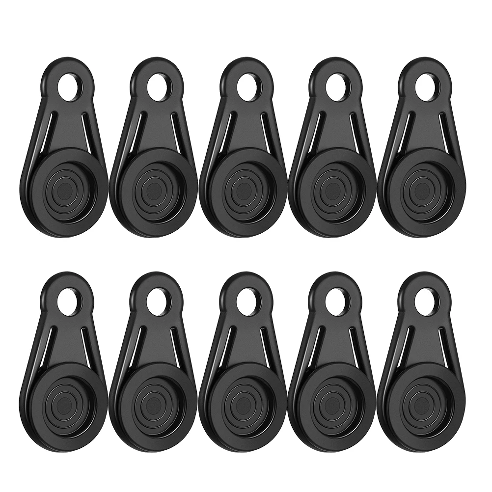 

10pcs Tent Lightweight Portable Camping Hiking Sunshade Cloth Clips Awning Tarp Clips Heavy Duty Outdoor Shelter Accessories