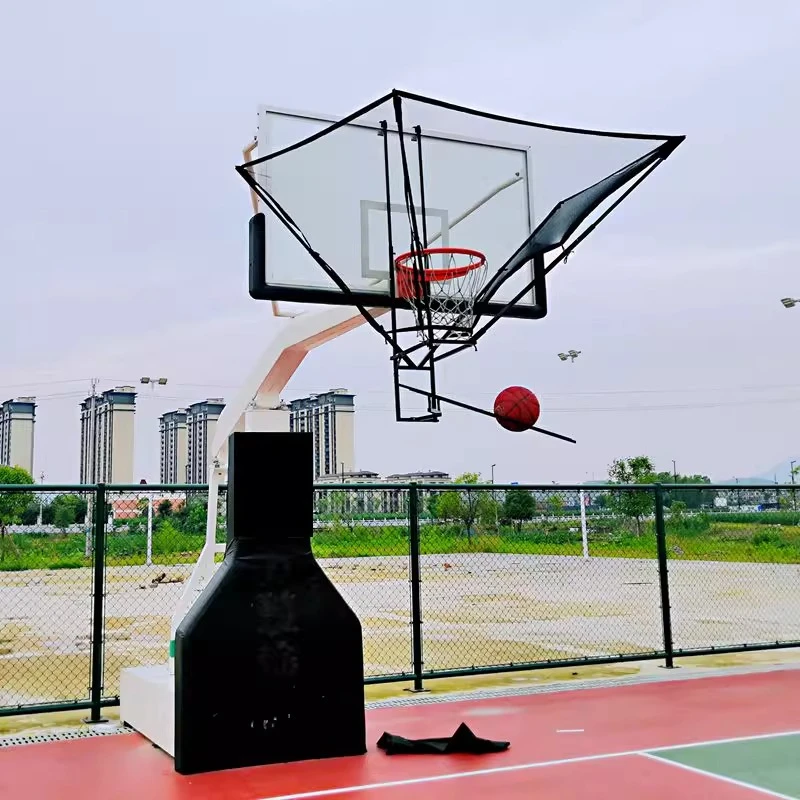 Basketball shooting return device, shooting training, free pick-up automatic serve machine, continuous shooting artifact