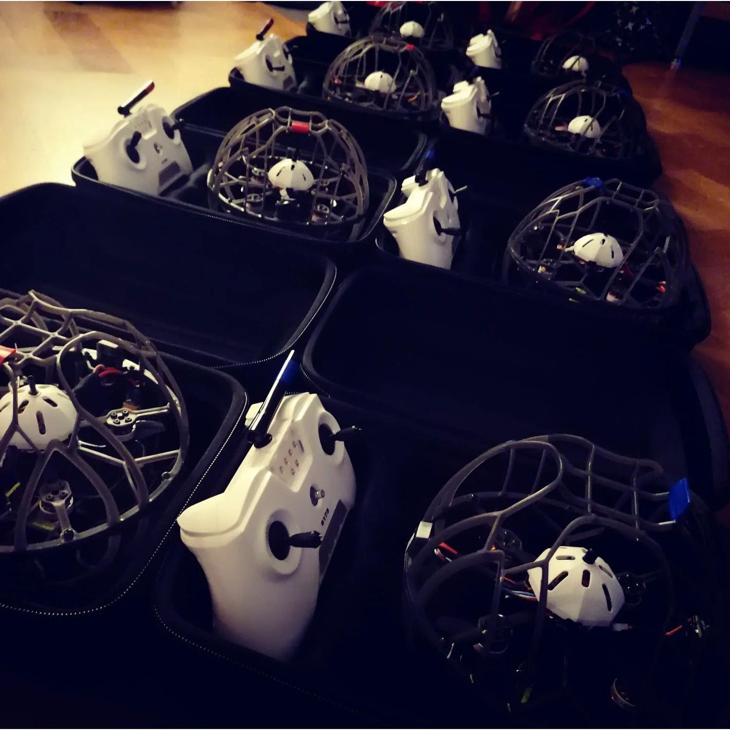 Ldarc fb156 rtf flyball futebol drone 87.5mm wheelbase droneball esportes competição quad combo iniciante sem bateria