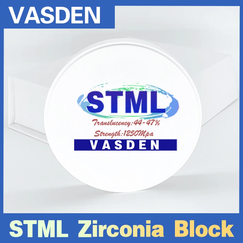 Bloques de circonita multicapa en blanco para equipo de laboratorio Dental CADCAM, sistema abierto STML, disco de circonita, colores A3.5 y A4, 3D