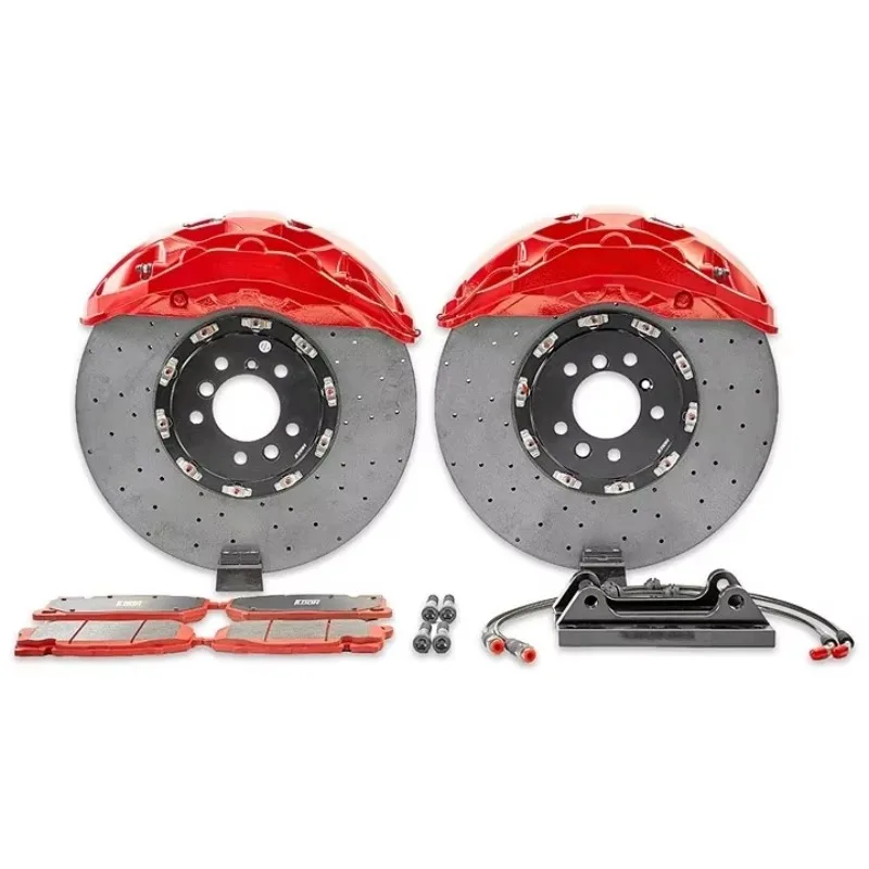 440x40 Carbon Ceramic Brake Kit With 10 Pistons New Condition Black Disc Rotor For Genesis GV80